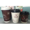 8oz, 10oz, 14oz, 16oz Double Wall Coffee Cup with Lid